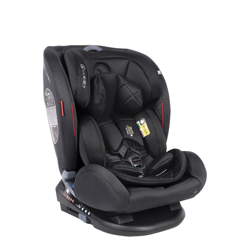 Автокрісло Coletto Logos Izofix 0-36 9024-CLIs-13, black, чорний