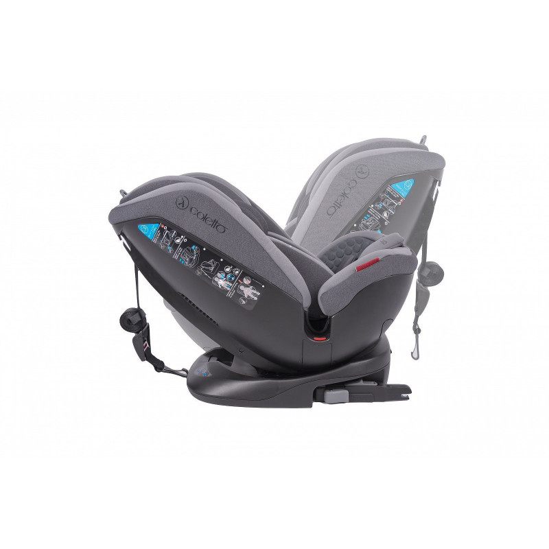 Автокрісло Coletto Logos Izofix 0-36 9024-CLIs-13, black, чорний