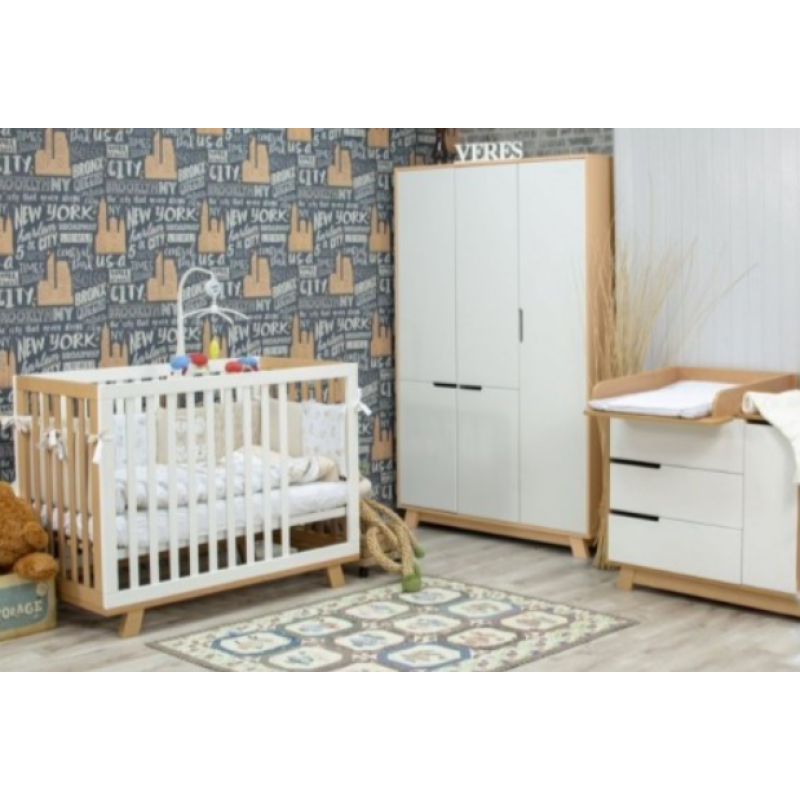 Комод Верес Манхеттен 900 біло-буковий