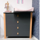Комод Верес Монако 900+ темно-сірий