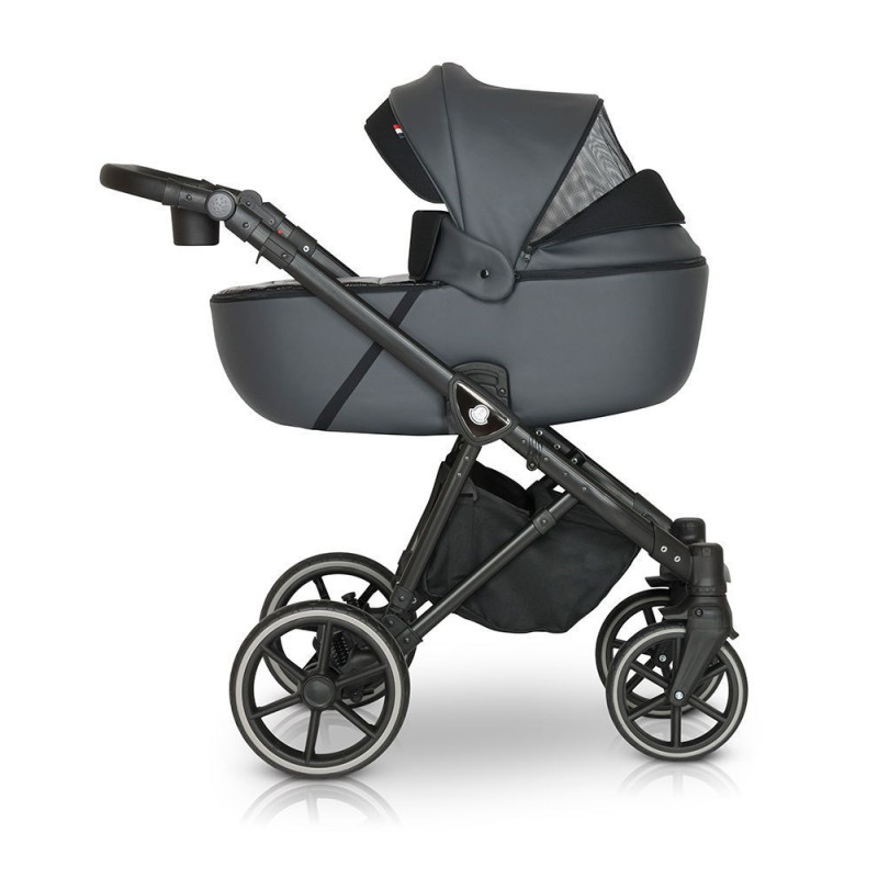 Коляска 2 в 1 Verdi Makan black 03 new gold