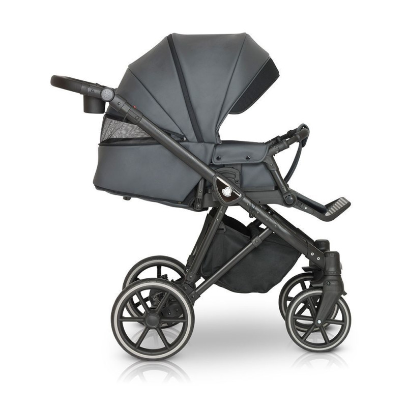 Коляска 2 в 1 Verdi Makan black 03 new gold