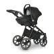 Коляска 2 в 1 Verdi Makan black 03 new gold