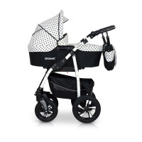 Коляска 3 в 1 Verdi Sonic 9023-VS-39, 39, білий/чорний