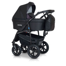 Коляска 3 в 1 Verdi Sonic Plus 9023-VSP-02, 02, чорний