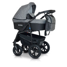 Коляска 3 в 1 Verdi Sonic Plus 9023-VSP-04, 04, сірий