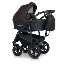 Коляска 3 в 1 Verdi Sonic Plus 9023-VSP-08, 08, коричневий