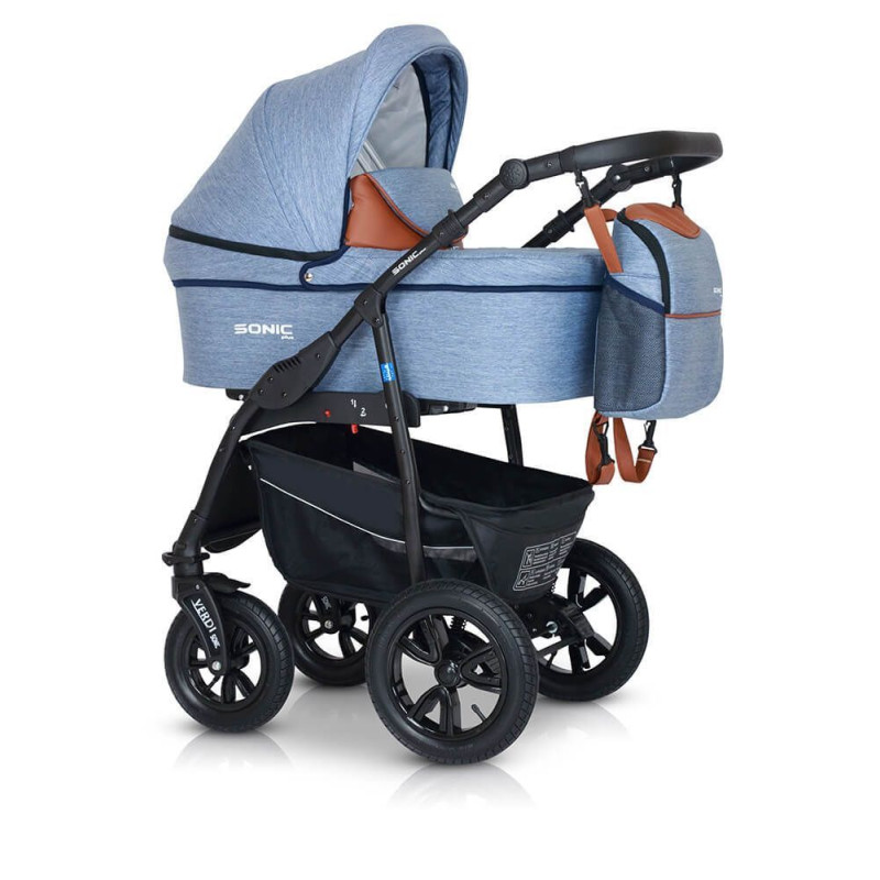 Коляска 3 в 1 Verdi Sonic Plus 9023-VSP-11, 11, блакитний