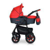 Коляска 3 в 1 Verdi Sonic 9023-VS-09, 09, червоний