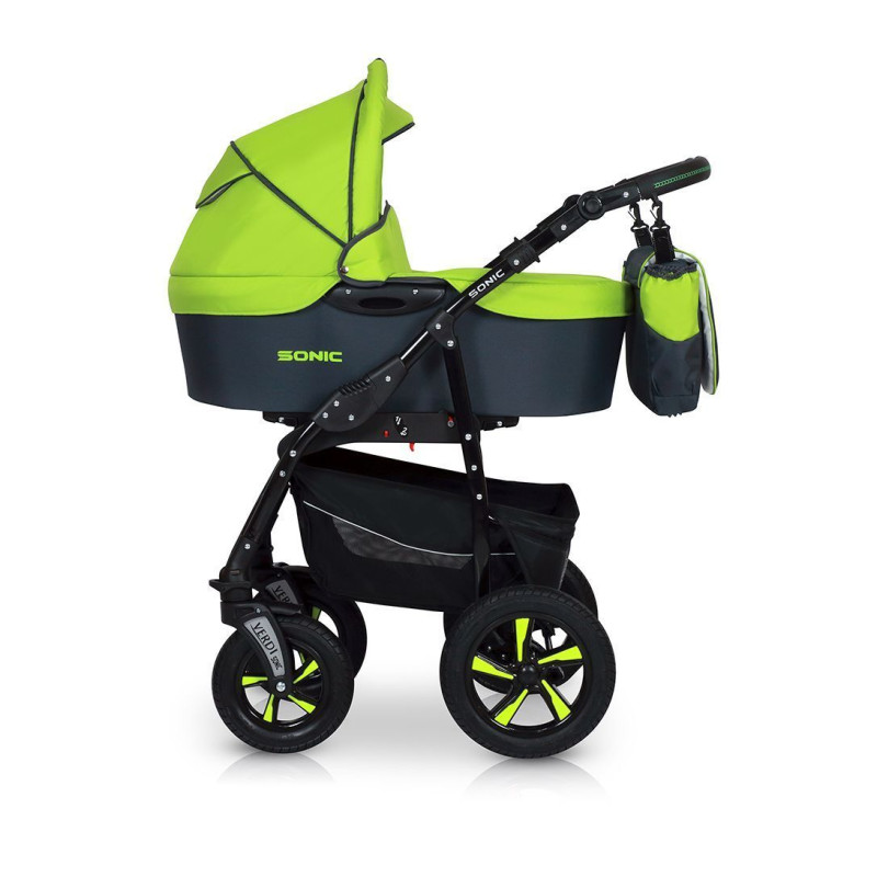 Коляска 3 в 1 Verdi Sonic 9023-VS-10, 10, салатовий