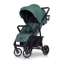 Коляска Euro-Cart Flex black edition 9023-ECFB-03, Mineral, бірюза