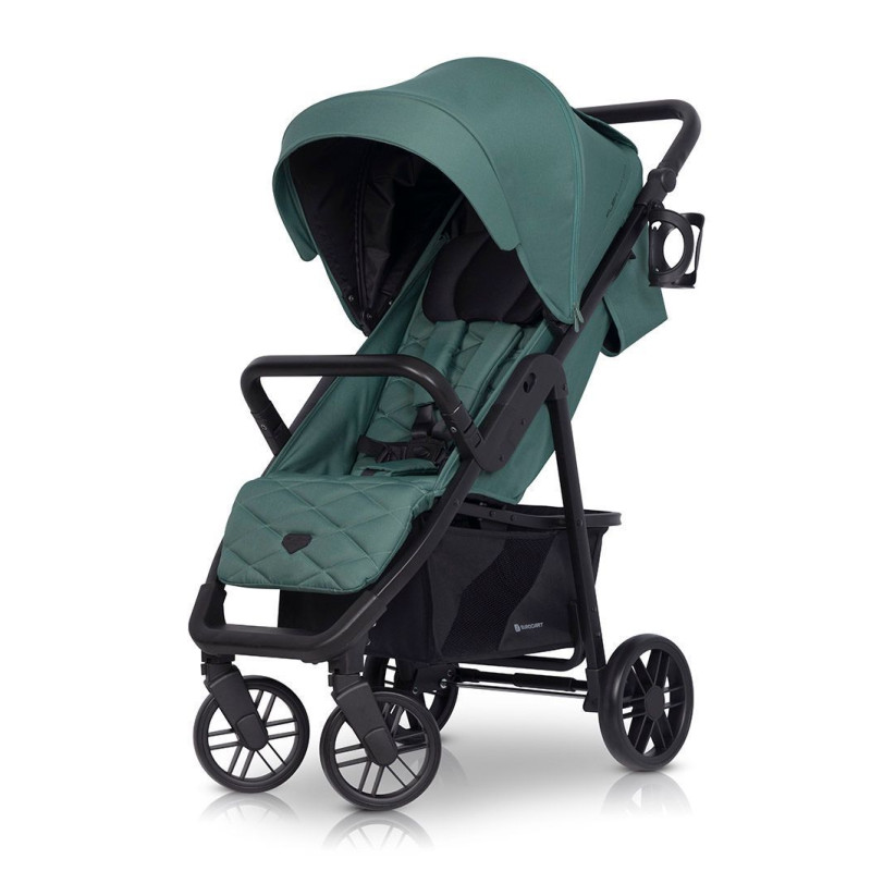 Коляска Euro-Cart Flex black edition 9023-ECFB-03, Mineral, бірюза