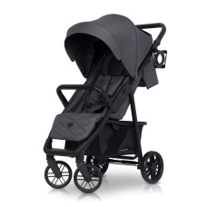 Коляска Euro-Cart Flex black edition 9023-ECFB-16, Iron, графіт