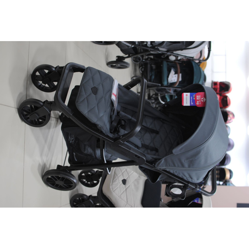 Коляска Euro-Cart Flex black edition 9023-ECFB-16, Iron, графіт