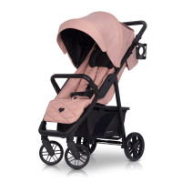 Коляска Euro-Cart Flex black edition 9023-ECFB-24, Langust, пудра
