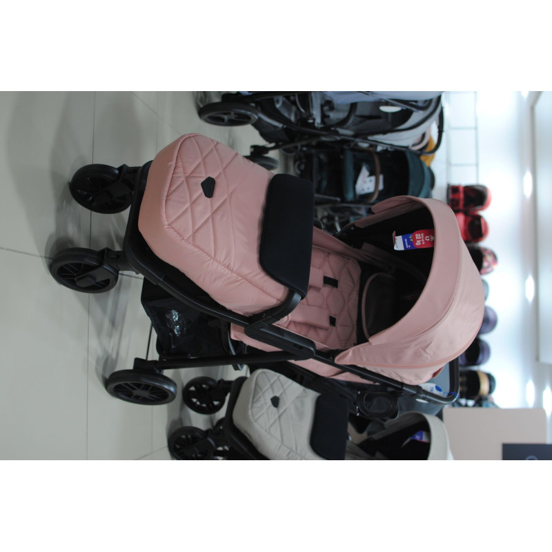 Коляска Euro-Cart Flex black edition 9023-ECFB-24, Langust, пудра