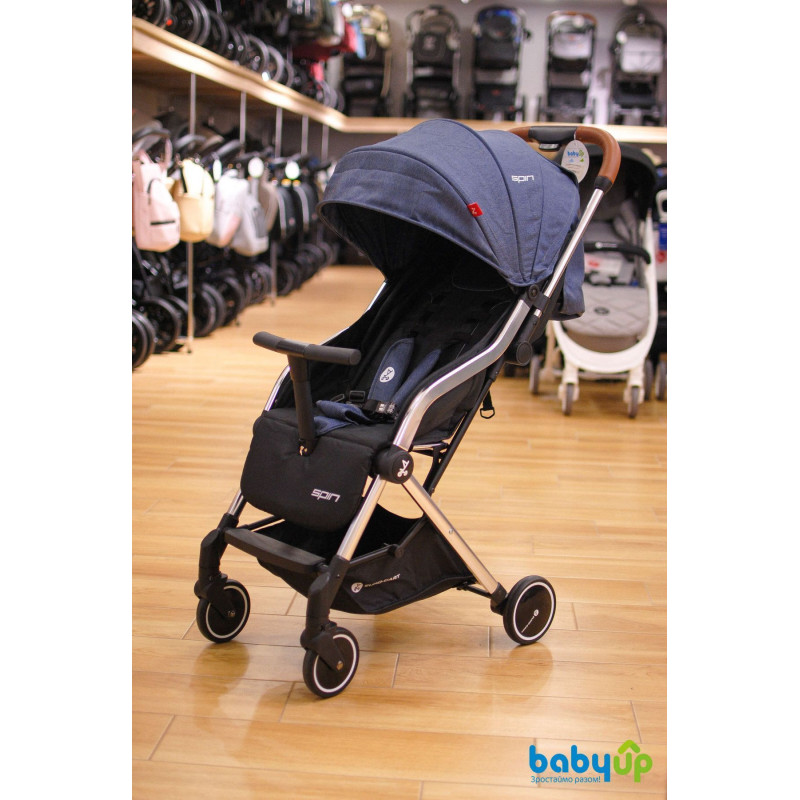 Коляска Euro-Cart Spin 9023-ECS-05, denim, джинсовий