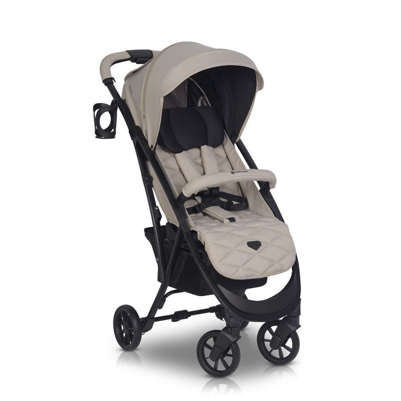 Коляска Euro-Cart Volt black edition 9023-ECVB-02, Fossil, бежевий