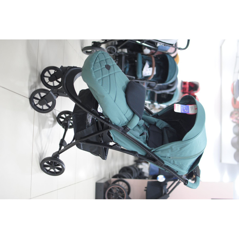 Коляска Euro-Cart Volt black edition 9023-ECVB-03, Mineral, бірюза