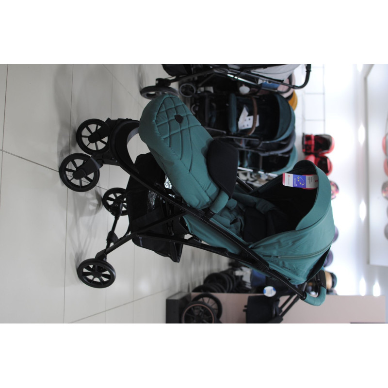 Коляска Euro-Cart Volt black edition 9023-ECVB-03, Mineral, бірюза