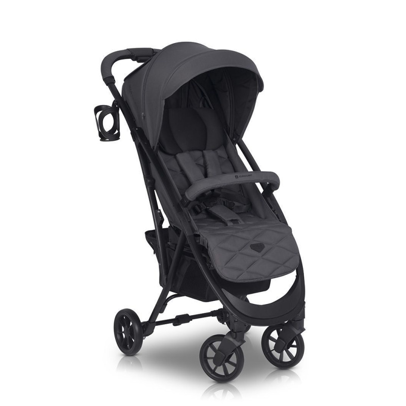Коляска Euro-Cart Volt black edition 9023-ECVB-16, Iron, графіт