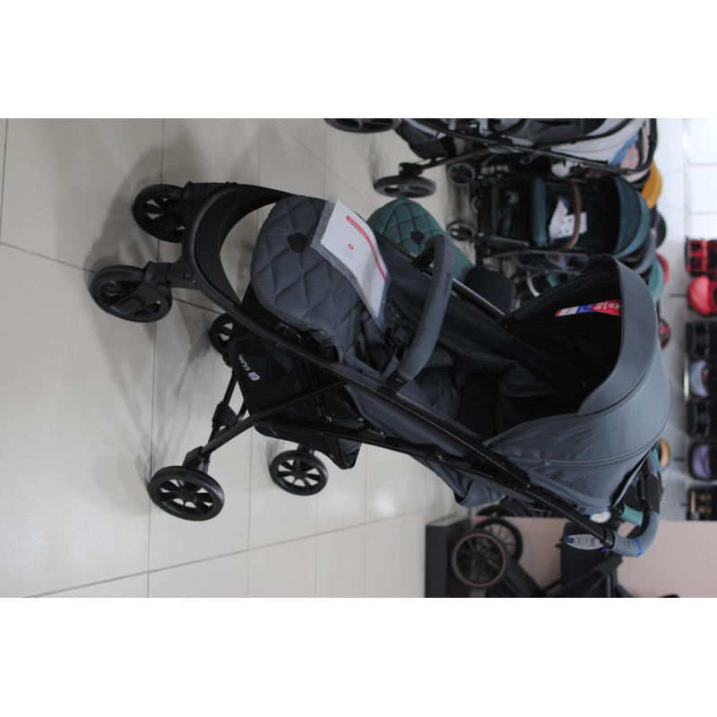Коляска Euro-Cart Volt black edition 9023-ECVB-16, Iron, графіт