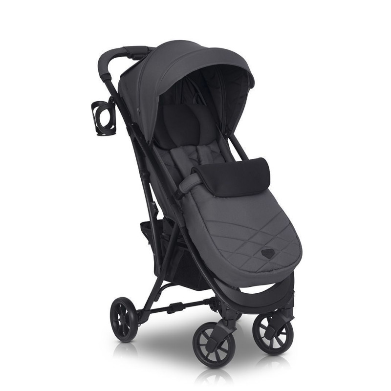 Коляска Euro-Cart Volt black edition 9023-ECVB-16, Iron, графіт