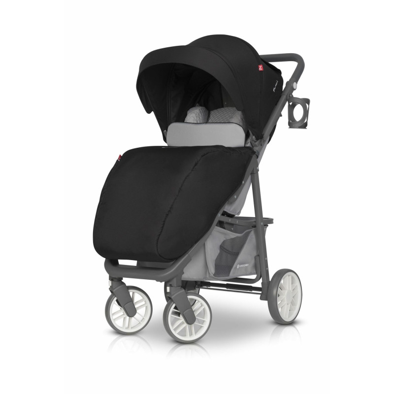 Коляска Euro-Cart Flex 9023-ECF-04, anthracite, чорний