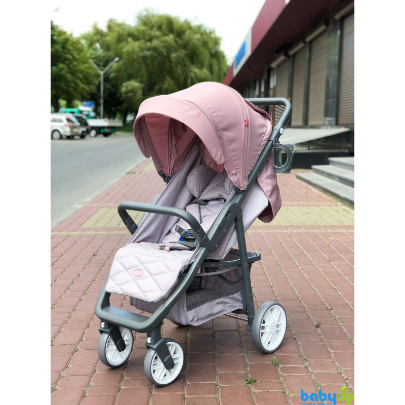 Коляска Euro-Cart Flex 9023-ECF-16, powder pink, рожевий