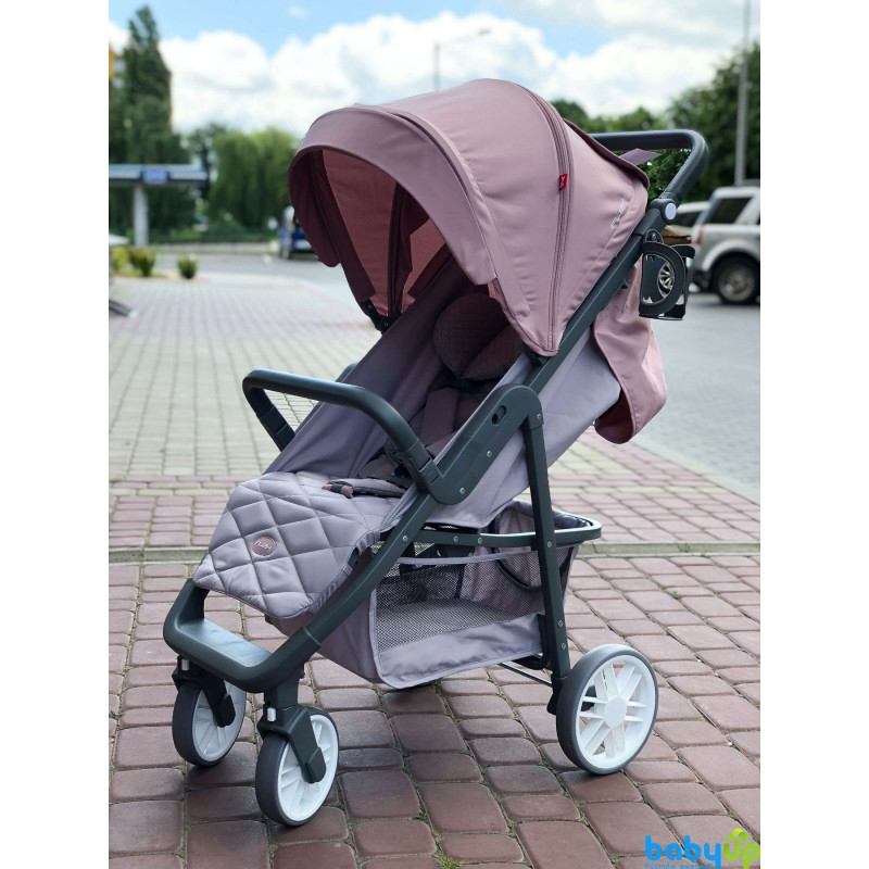 Коляска Euro-Cart Flex 9023-ECF-16, powder pink, рожевий
