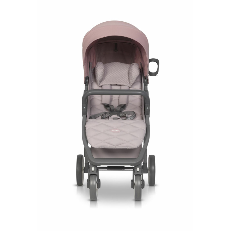Коляска Euro-Cart Flex 9023-ECF-16, powder pink, рожевий