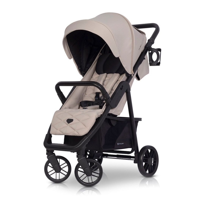 Коляска Euro-Cart Flex black edition 9023-ECFB-02, Fossil, бежевий