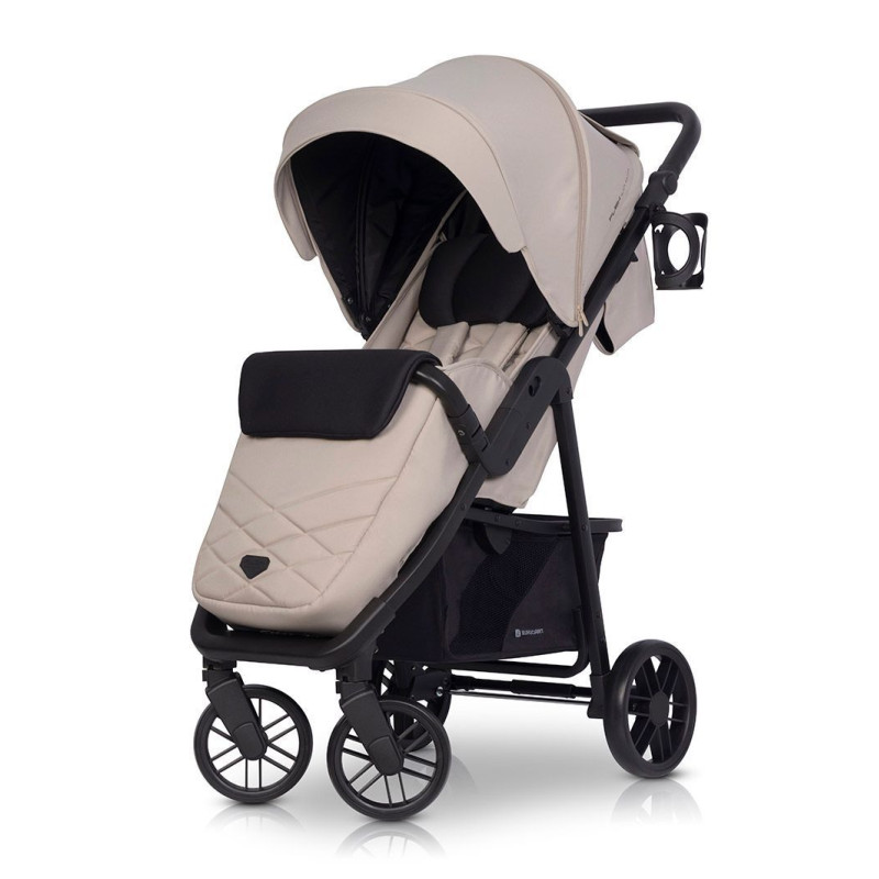 Коляска Euro-Cart Flex black edition 9023-ECFB-02, Fossil, бежевий