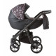Коляска 2 в 1 Roan Bass Soft New 9023-RBSN-BS, Brown Sequins, коричневий