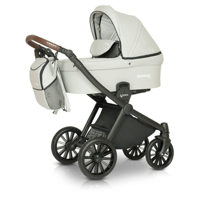 Коляска 3 в 1 Verdi Sonic Soft 9023-VSS-06, 06, світло сірий