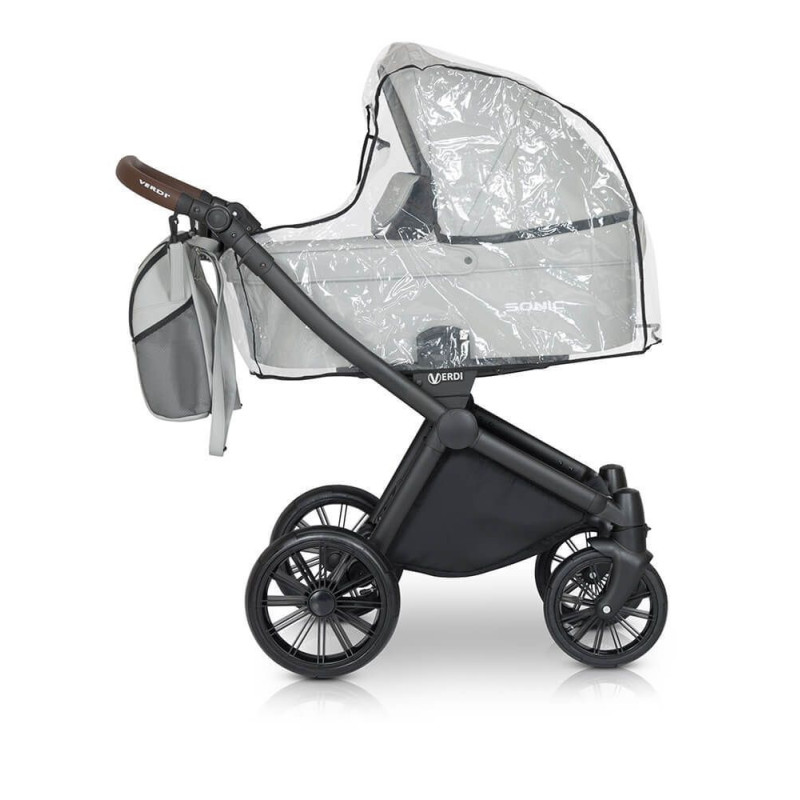 Коляска 3 в 1 Verdi Sonic Soft 9023-VSS-06, 06, світло сірий