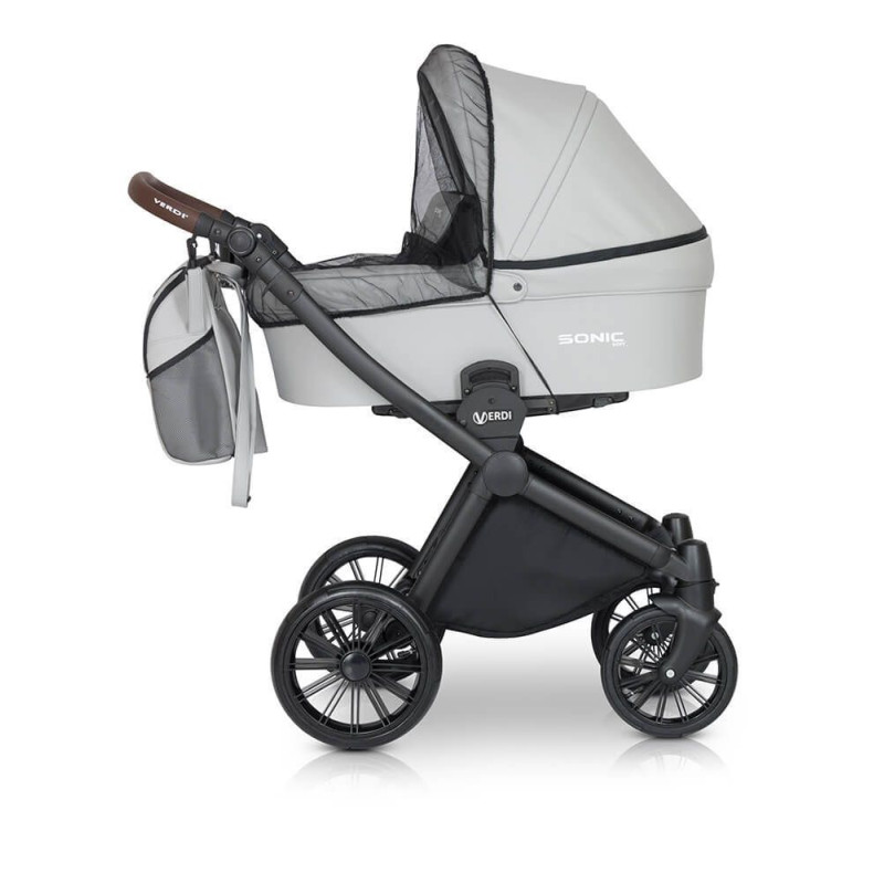Коляска 3 в 1 Verdi Sonic Soft 9023-VSS-06, 06, світло сірий