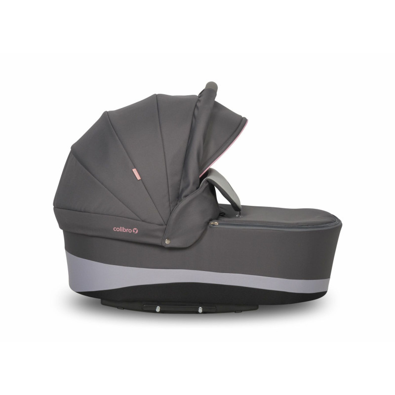 Коляска 2 в 1 Colibro Focus 9023-CF-08, lila, чорний/рожевий