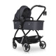 Коляска 2 в 1 Euro-Cart Crox 9023-ECC-01, Coal, графіт