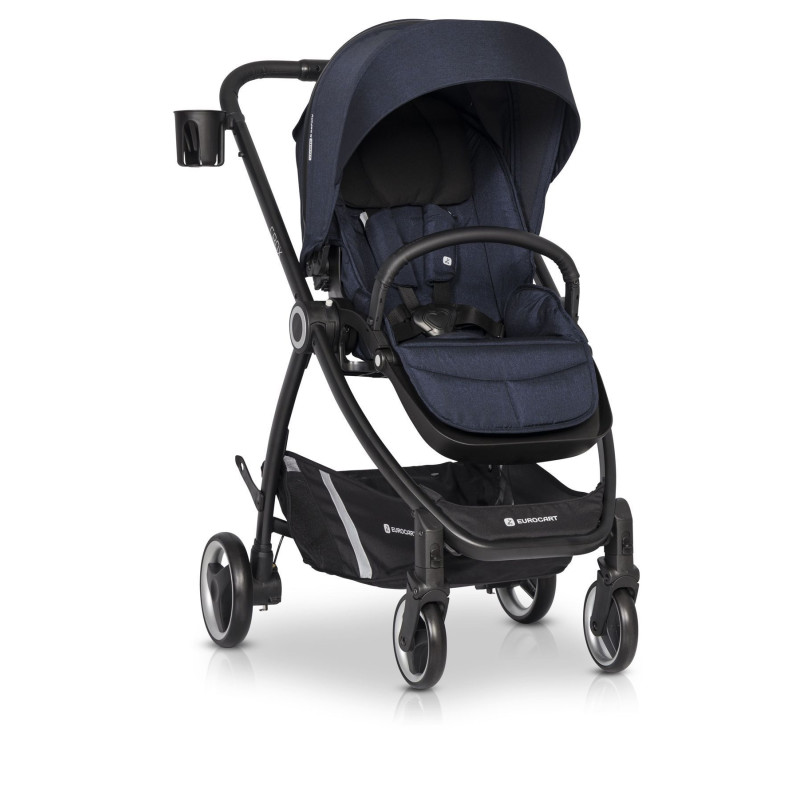 Коляска 2 в 1 Euro-Cart Crox 9023-ECC-02, Cosmic blue, синій