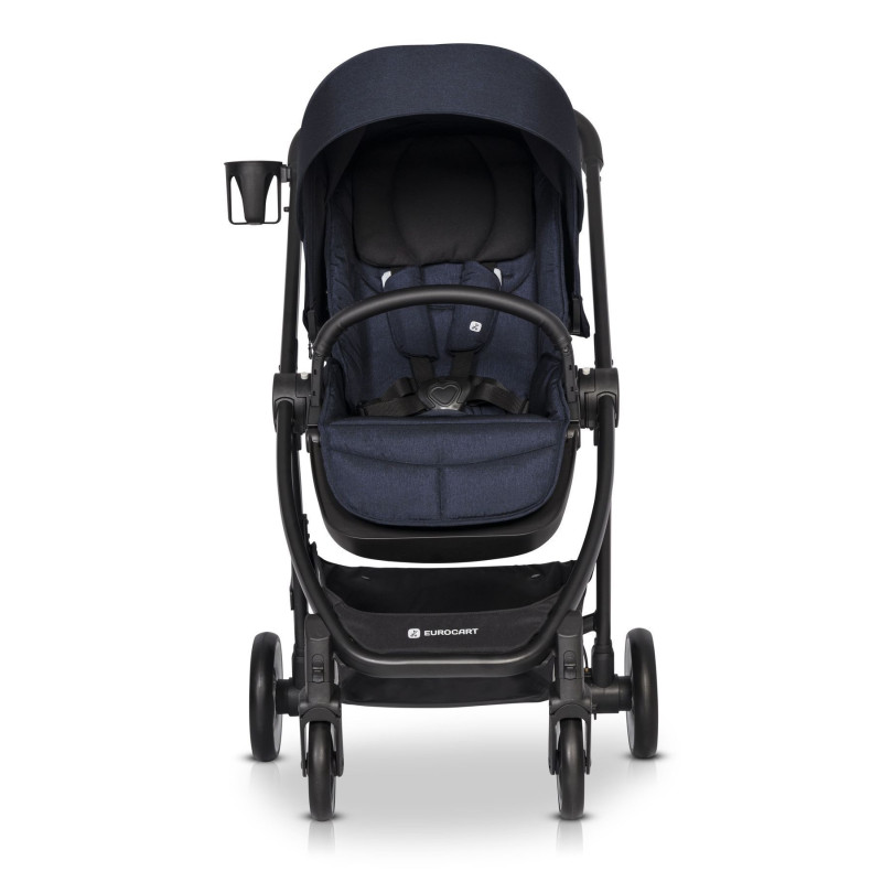 Коляска 2 в 1 Euro-Cart Crox 9023-ECC-02, Cosmic blue, синій