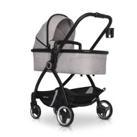 Коляска 2 в 1 Euro-Cart Crox 9023-ECC-04, Pearl, сірий