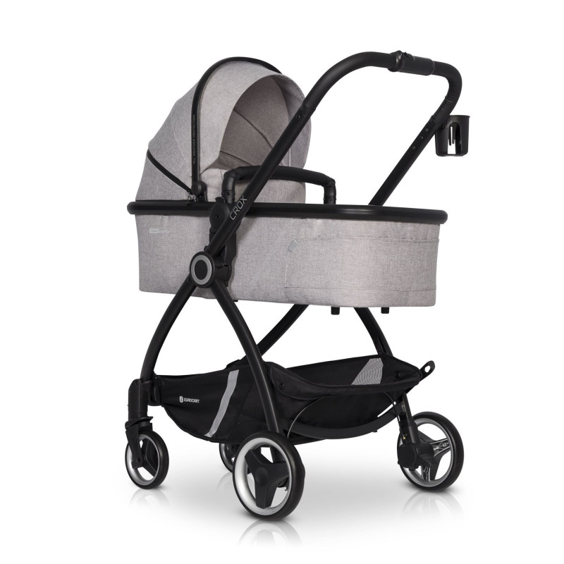 Коляска 2 в 1 Euro-Cart Crox 9023-ECC-04, Pearl, сірий