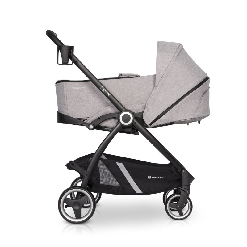 Коляска 2 в 1 Euro-Cart Crox 9023-ECC-04, Pearl, сірий
