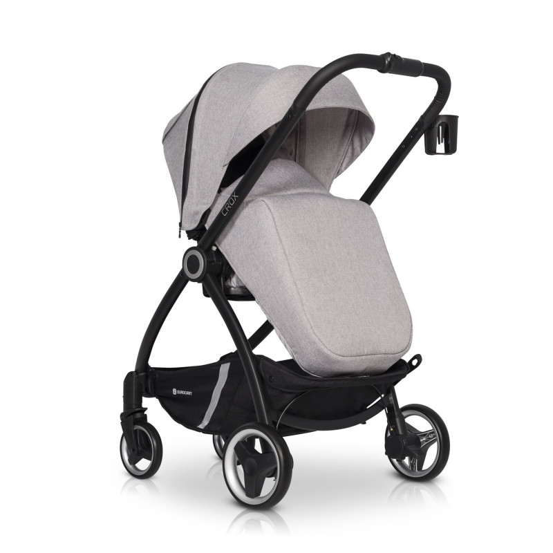Коляска 2 в 1 Euro-Cart Crox 9023-ECC-04, Pearl, сірий