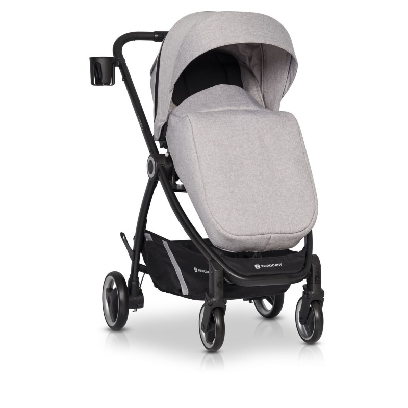 Коляска 2 в 1 Euro-Cart Crox 9023-ECC-04, Pearl, сірий