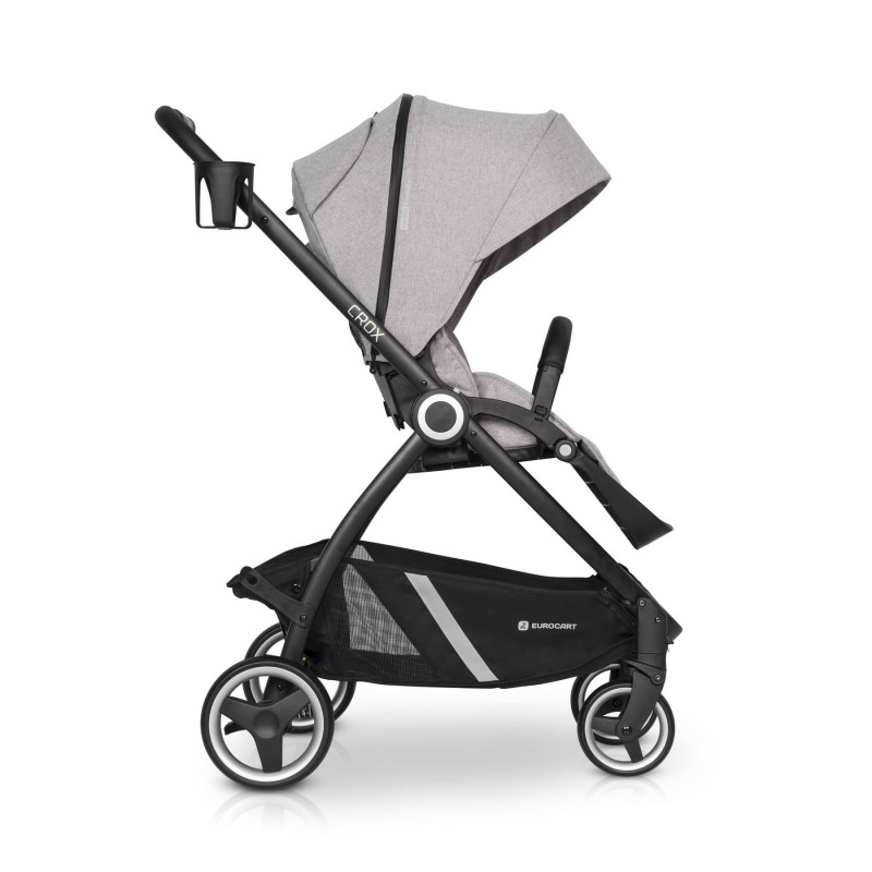 Коляска 2 в 1 Euro-Cart Crox 9023-ECC-04, Pearl, сірий