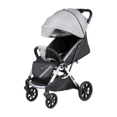 Коляска Coletto Jokko 9023-CJo-10, black scotch, чорний/сірий