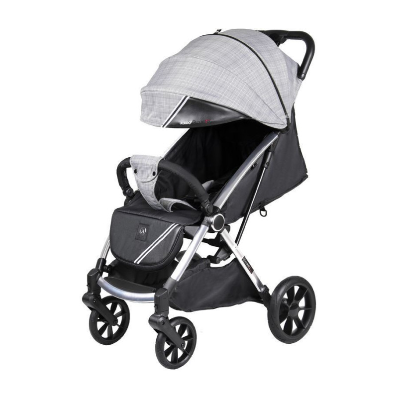 Коляска Coletto Jokko 9023-CJo-10, black scotch, чорний/сірий