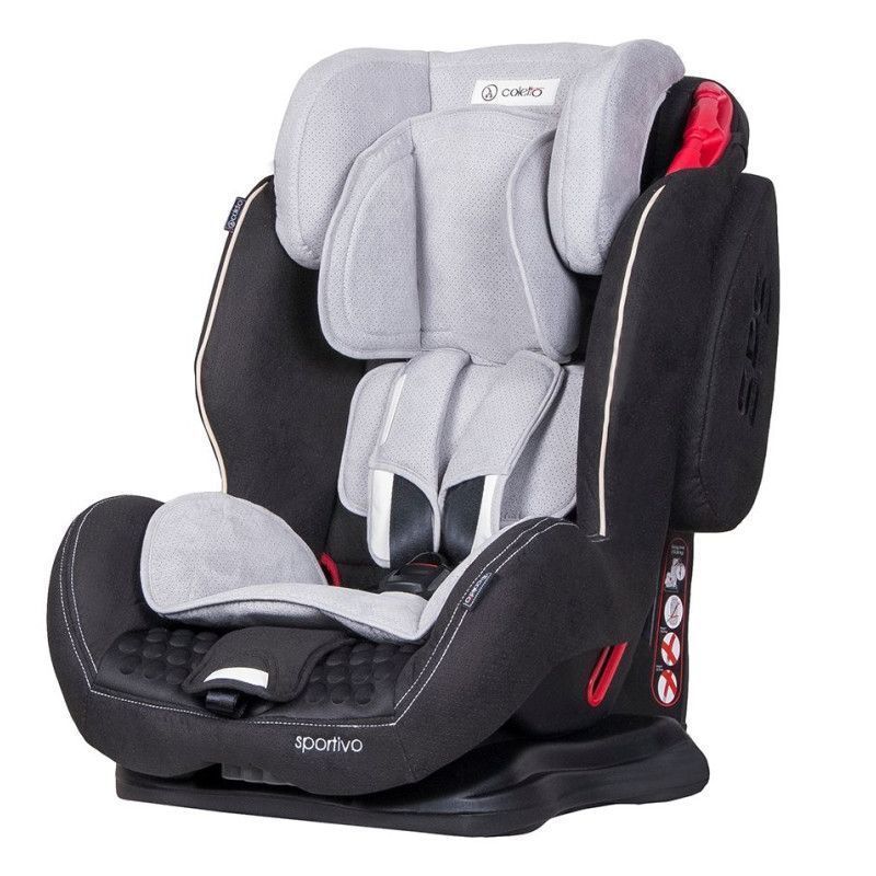 Автокрісло Coletto Sportivo 9-36 9024-CS-10/13, grey/black, сірий/чорний